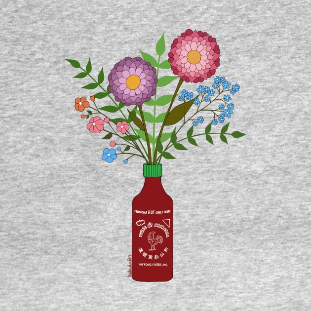 Sriracha Flowers by Kate Durkin Illustration